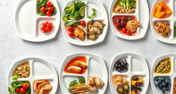 portion plates with macro guides