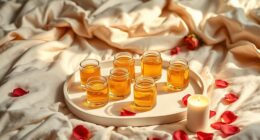 romantic aromatic massage candles