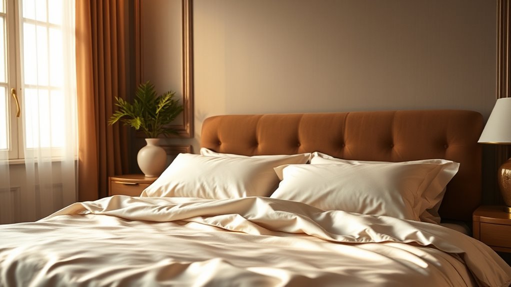 silk sheets for temperature