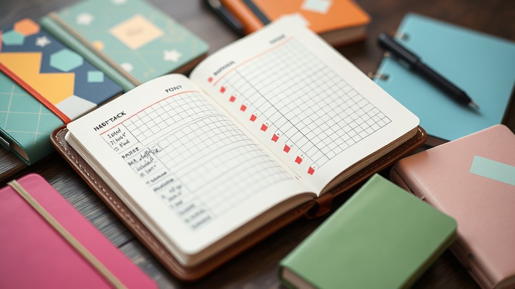 small notebooks for habits