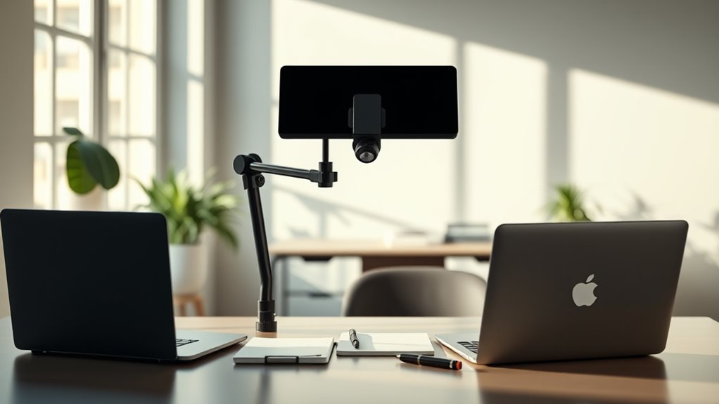 top adjustable desk teleprompters
