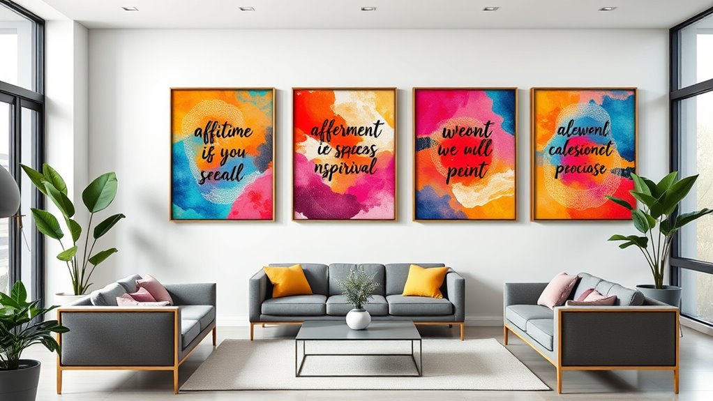 top affirmation wall art