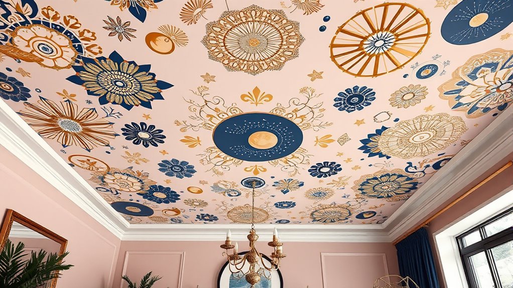 top ceiling decal selections