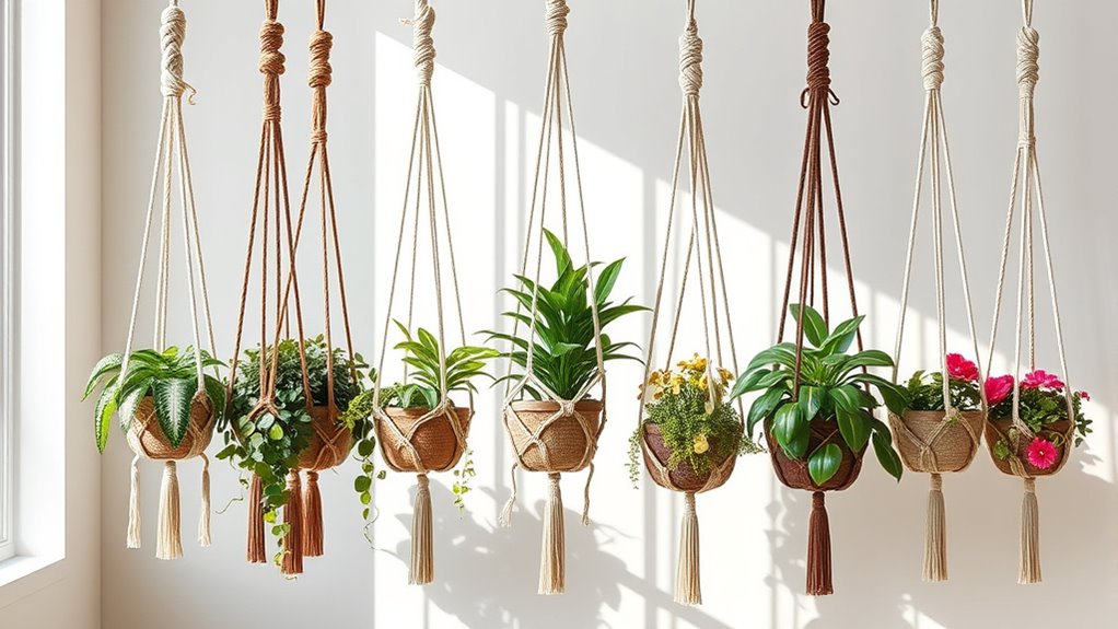 top macrame plant hangers