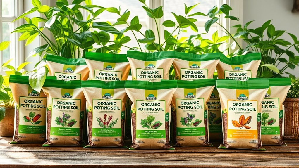 top organic soil for houseplants