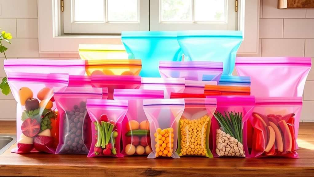 top silicone food bag sets