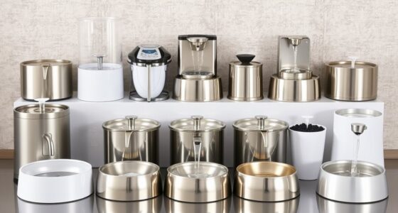 top stainless steel cat fountains