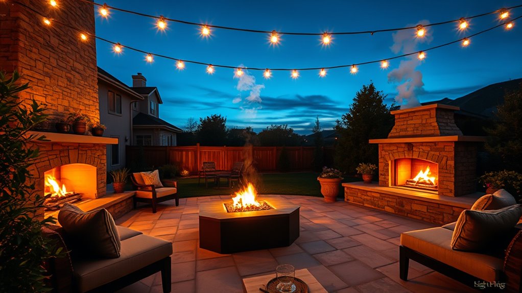 adding outdoor fire features
