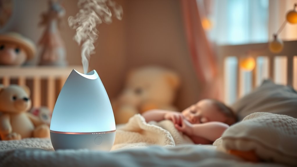 baby room humidifier lights