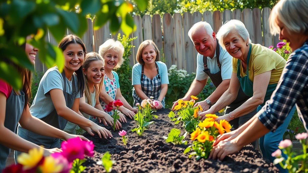 building community through volunteering