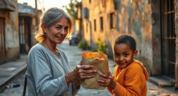 combat hunger and food scarcity