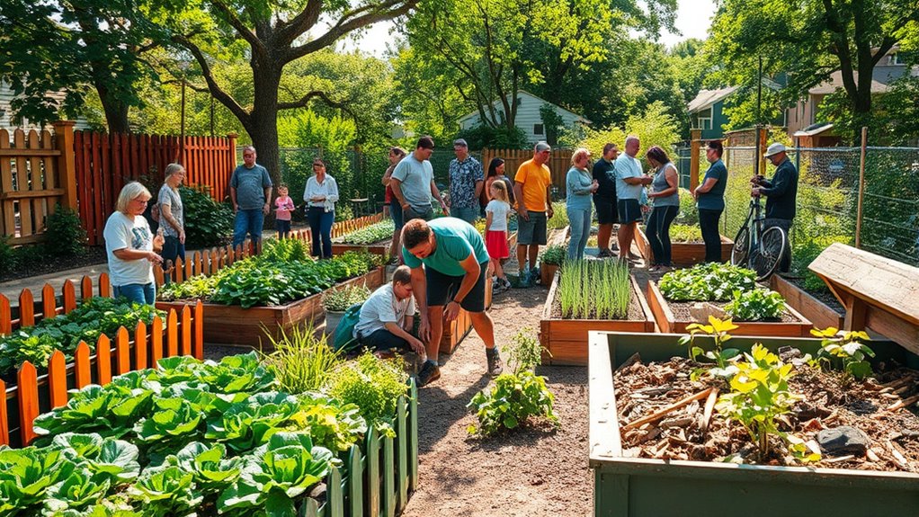 community gardens promote sustainability