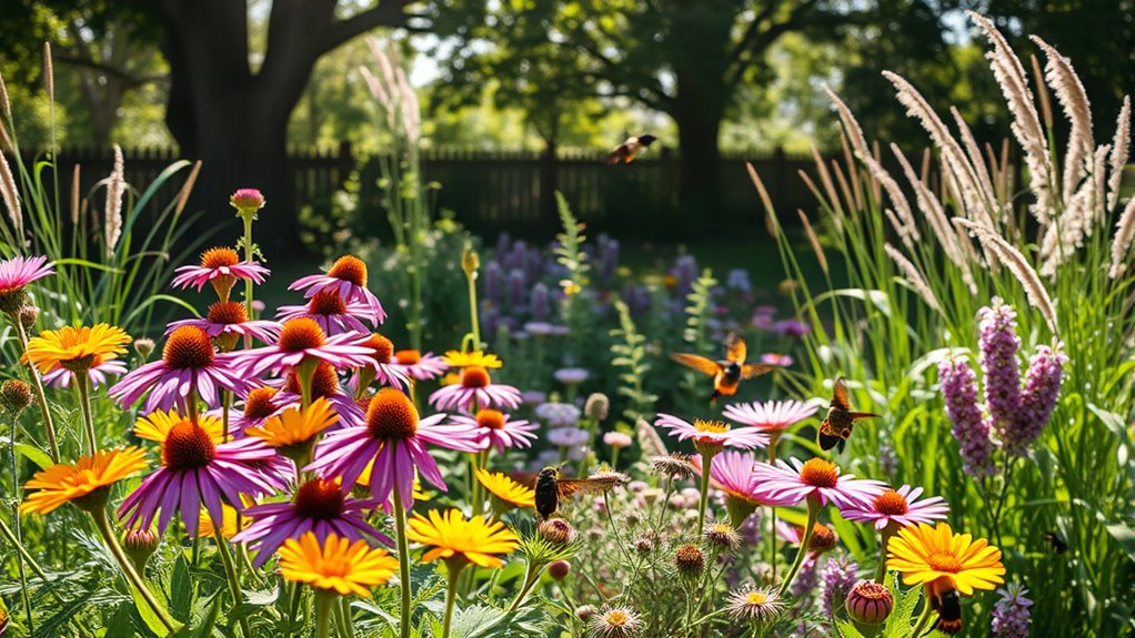 creating pollinator friendly lawns