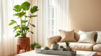 decorate with indoor plants