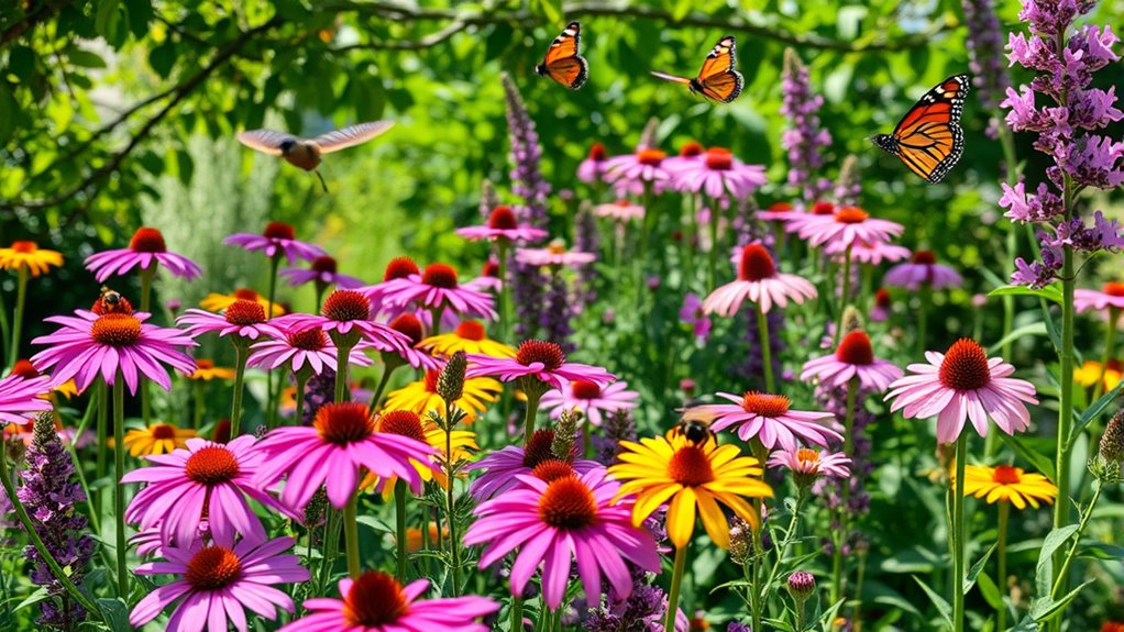 designing gardens for pollinators