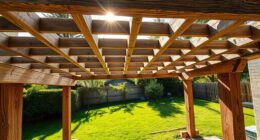 diy pergola construction project