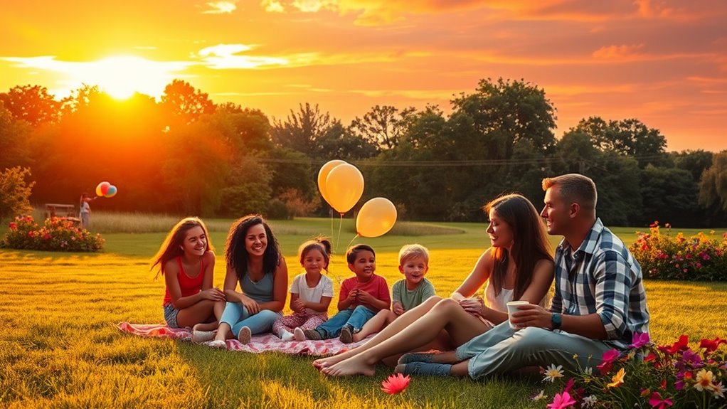 enjoying positive moments