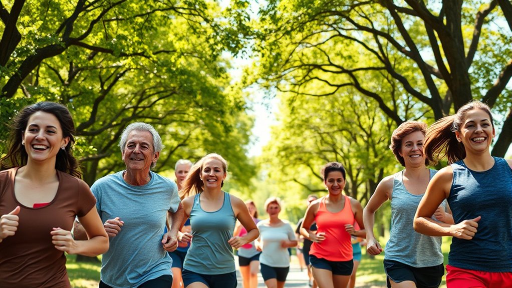exercise boosts happiness levels
