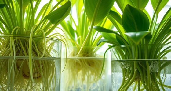 growing plants in water