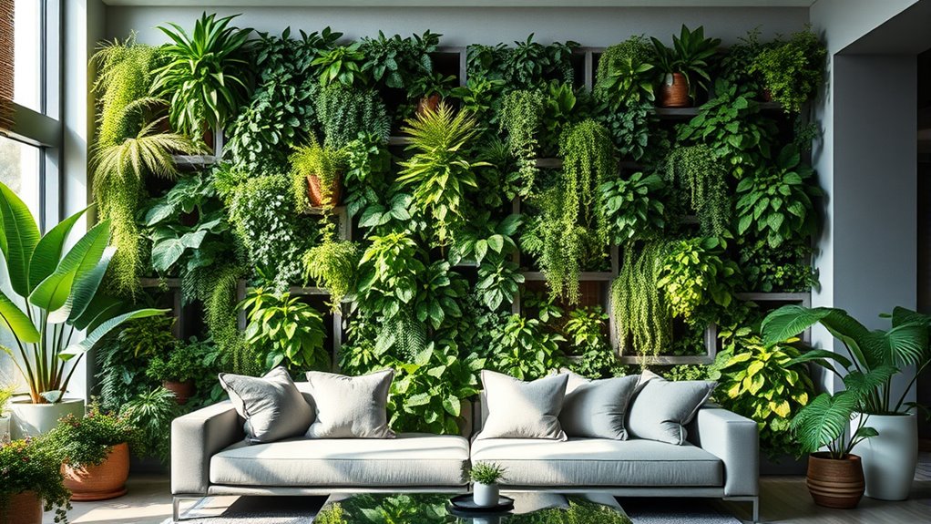 home indoor green wall