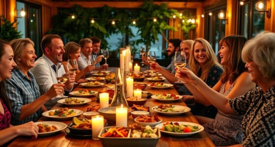 hosting dinners to build friendships