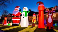 large festive yard inflatables