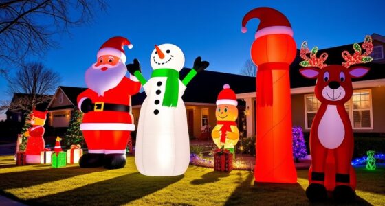 large festive yard inflatables