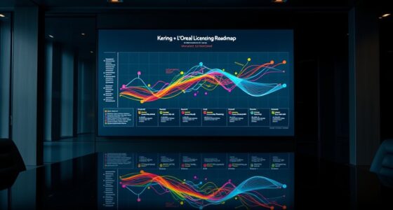 luxury beauty licensing timeline