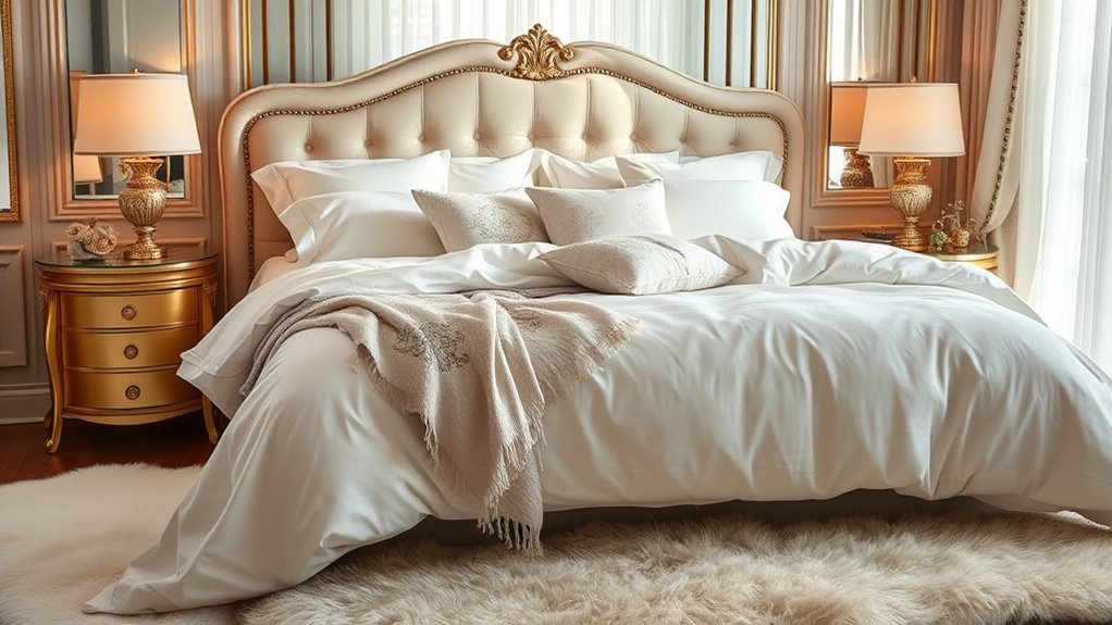 luxury bedding for restful sleep