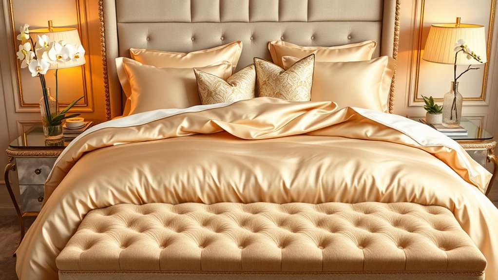 luxury bedding for spa like comfort