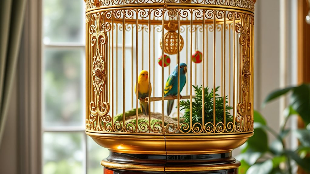 luxury bird cage selection