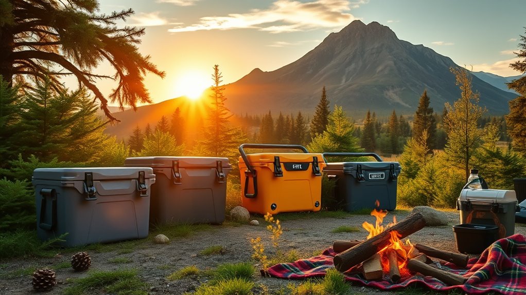 luxury camping cooler options