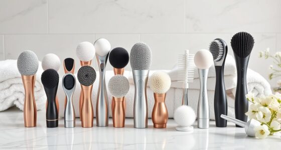 luxury facial cleansing brushes
