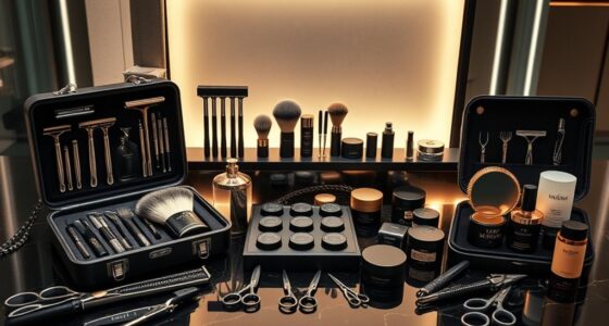 luxury grooming kit selection