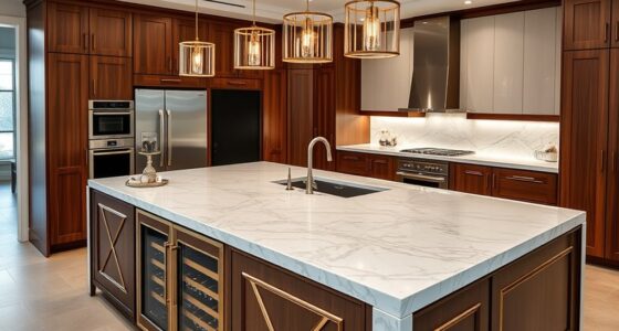 luxury kitchen island options
