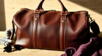 luxury leather travel bags
