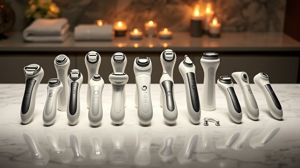 luxury microcurrent facial devices