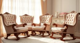 luxury nursery rocking chairs