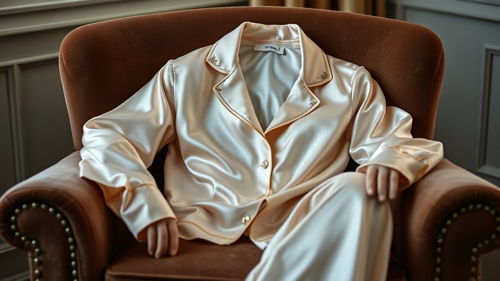 luxury silk sleepwear selection