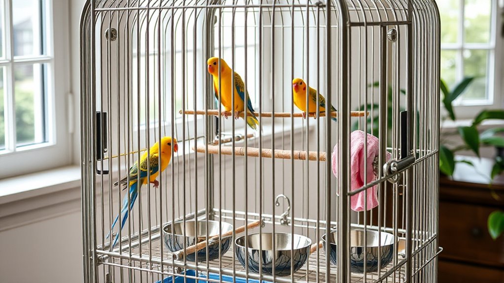 luxury stylish bird enclosures