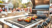 luxury tailgate grilling options
