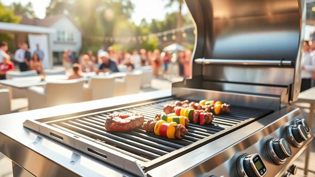 luxury tailgate grilling options
