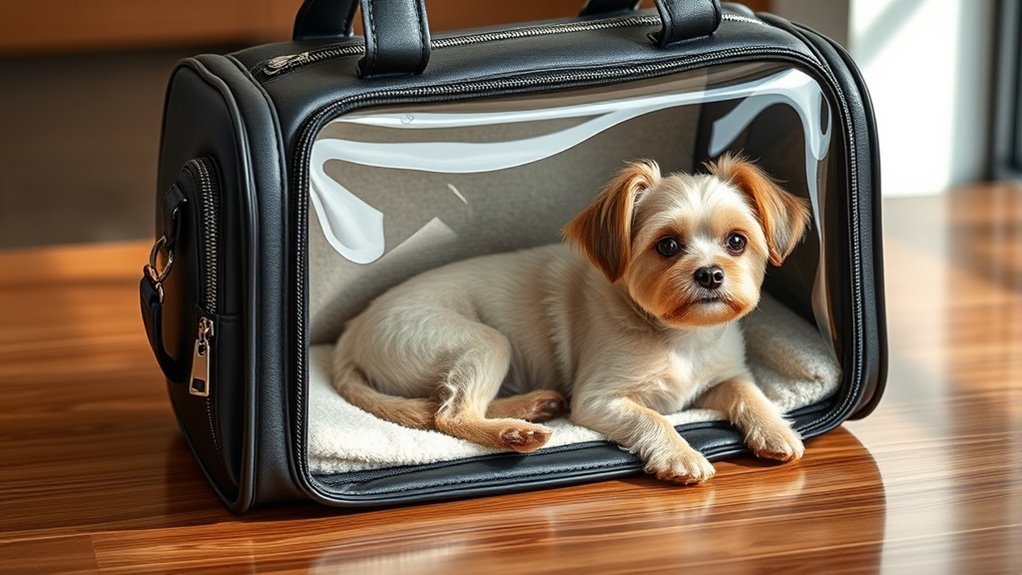 luxury travel dog carriers