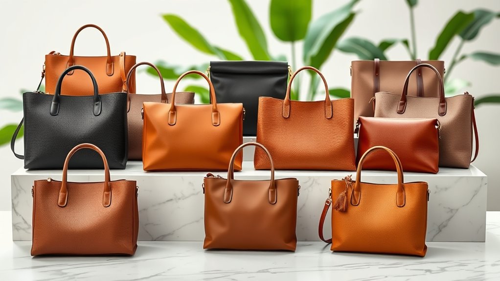 luxury vegan leather handbag collection