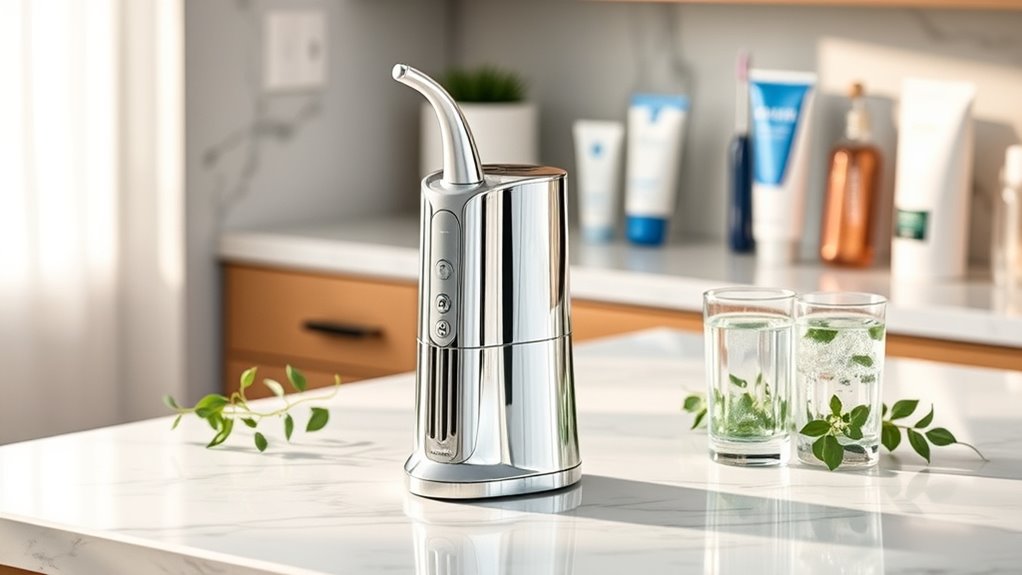 luxury water flosser features