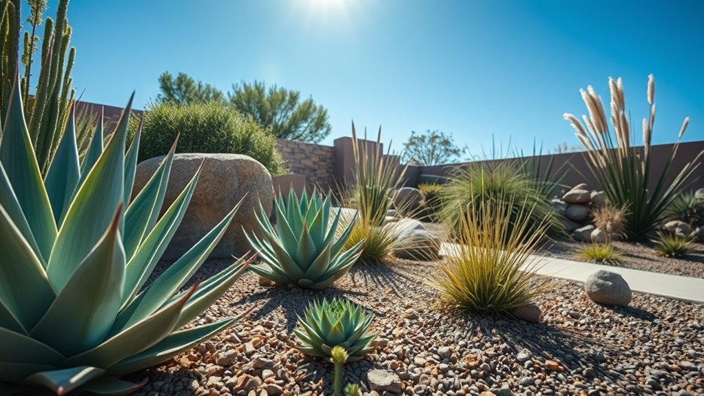 native plants efficient irrigation