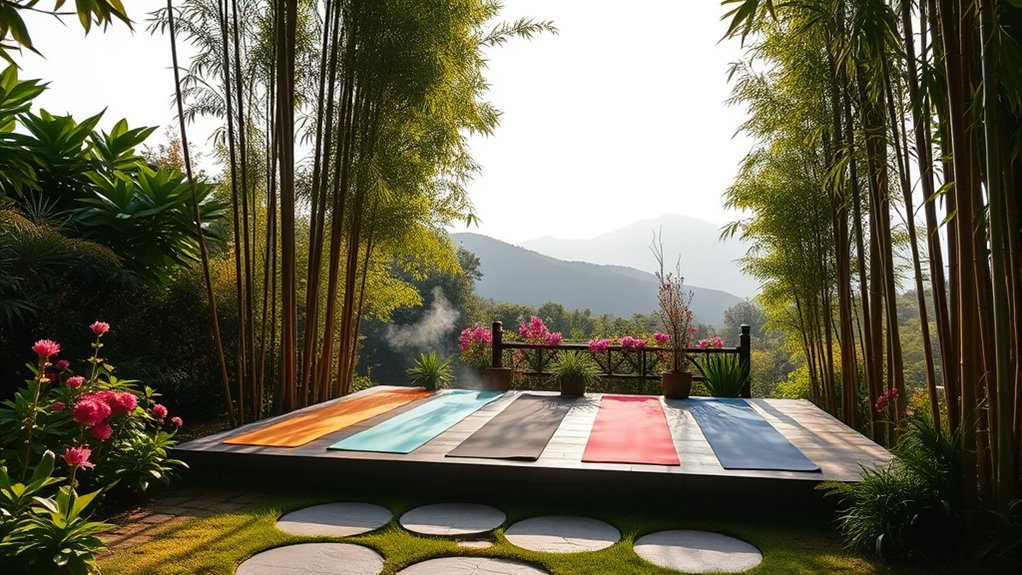 natural outdoor yoga areas