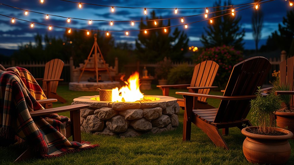 outdoor fire pits gathering