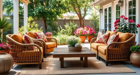 outdoor furniture selection