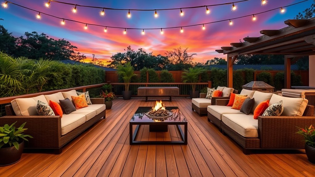 outdoor living room design
